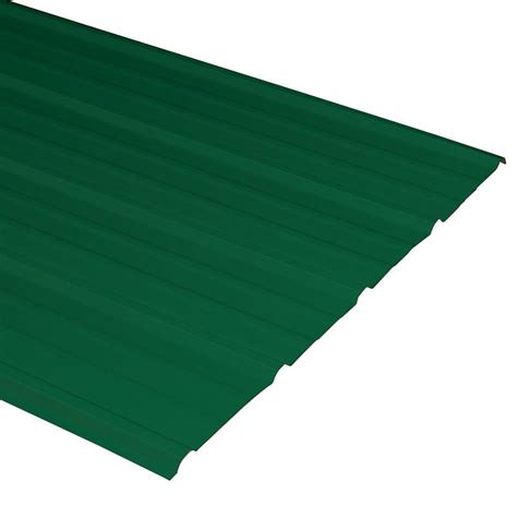 green steel roof panels